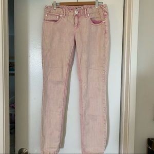 Pink Free People Denim Jeans sz 30